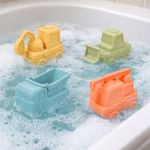 Zabawa w wannie – pojazdy pływają i tryskają