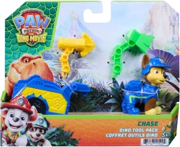 Psi Patrol: Dino film figurka Chase z przyczepą ratunkową i akcesoriami