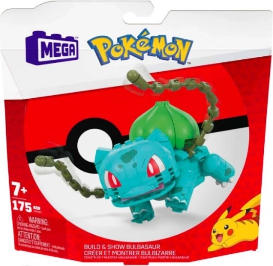 Klocki Pokémon Squirtle średnie – figurka do złożenia – Bulbasaur