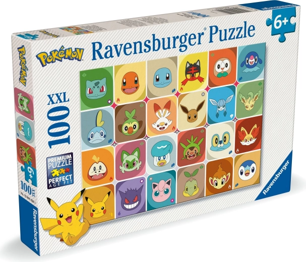 Puzzle Pokémon 100 elementów