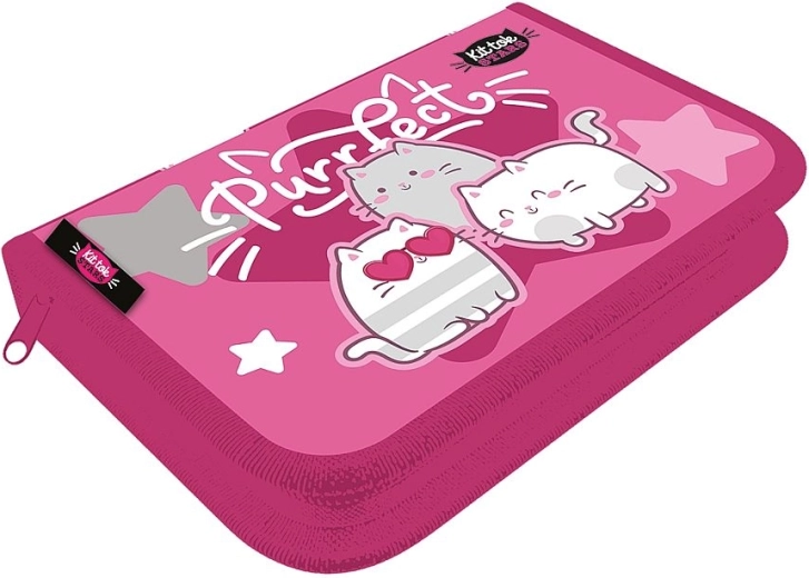 Piórnik LizzyCard kit tok z 1 komorą i dwiema klapkami