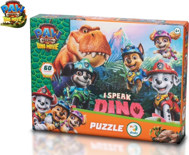 Puzzle Psi Patrol: The Dino Movie, 60 elementów