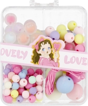 Kolorowe i pastelowe koraliki do kreatywnej biżuterii