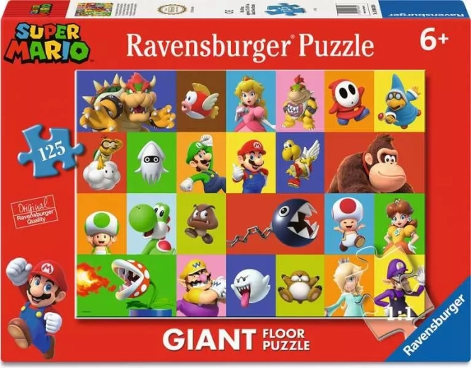 Ravensburger ogromne puzzle podłogowe Super Mario (125 elementów)