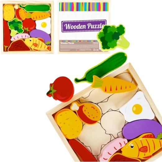 Drewniane puzzle wkładane Kuchnia