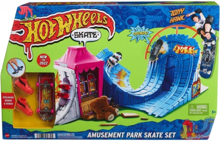 Hot Wheels Zabawny skatepark zestaw
