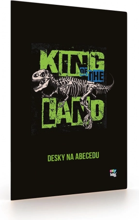 Teczka na alfabet ABC Premium Dinozaur A4