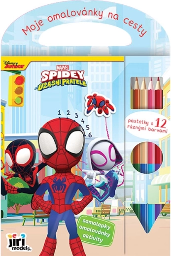 Moje kolorowanki podróżne Spidey