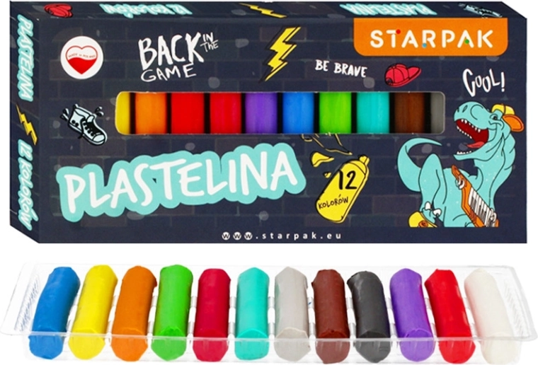 Plastelina zestaw Dino - 1 zestaw