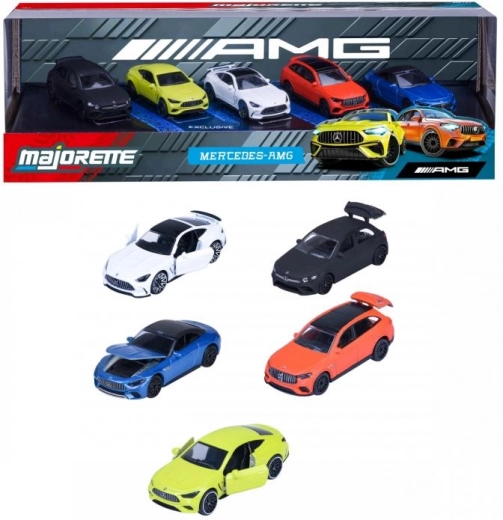 Mercedes-AMG zestaw upominkowy metalowych samochodzików 1:64, 5 szt.