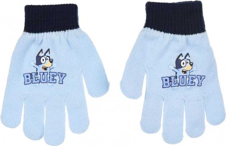 Dziecięce zimowe rękawiczki Bluey