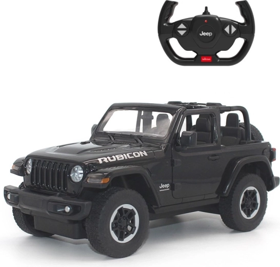 Rastar Jeep Wrangler JL samochód RC zdalnie sterowany 1:14 czarny