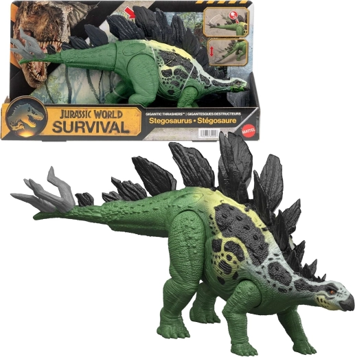 Jurassic World stegozaur – gigantyczny atak