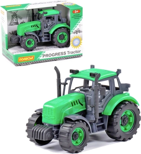 Traktor z napędem ciernym Polesie Progress zielony