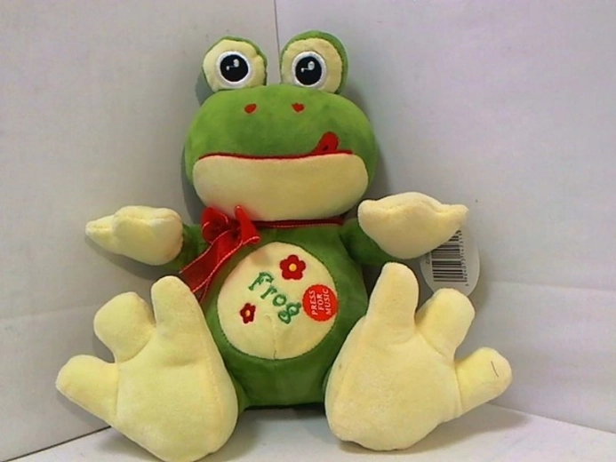 Pluszowa żaba z dźwiękiem 25 cm