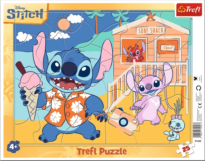 Puzzle Trefl Wesoły Stitch 25 elementów
