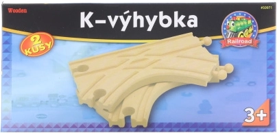 Zwrotnica do Drewnianych Kolejek - 2 sztuki