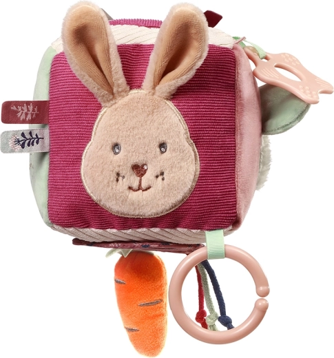 Sensoryczna aktywna kostka dla niemowląt Rabbit Karo 0m+