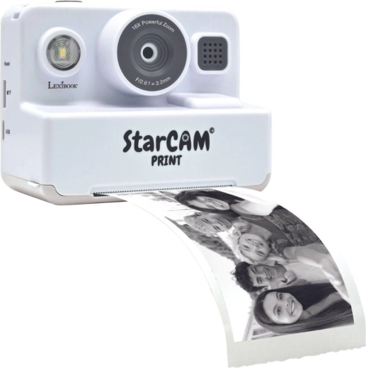 Dziecięcy aparat natychmiastowy HD Lexibook StarCAM z drukarką
