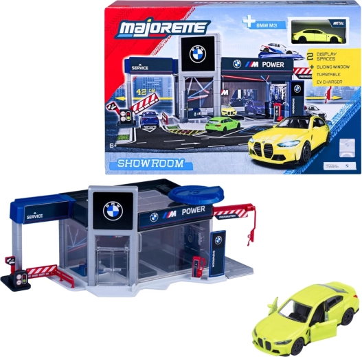 Majorette BMW showroom – zestaw do zabawy z autem BMW M3