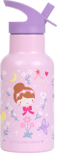 A Little Lovely Company nierdzewna butelka do picia Księżniczki 350 ml