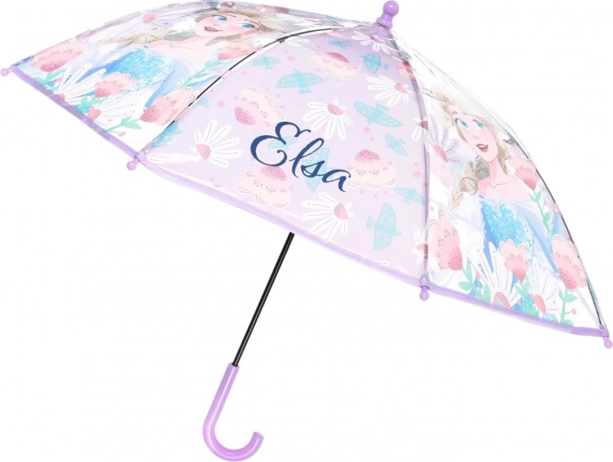 Dziecięcy przezroczysty parasol Frozen - 1 szt.