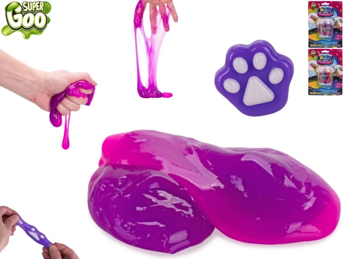 Super Goo tęczowa modelina ze streczową zabawką
