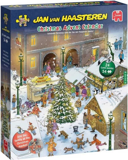 Kalendarz adwentowy Jumbo z puzzlami Jana van Haasterena
