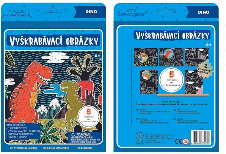 Wydrapywanki CONCORDE dinozaury