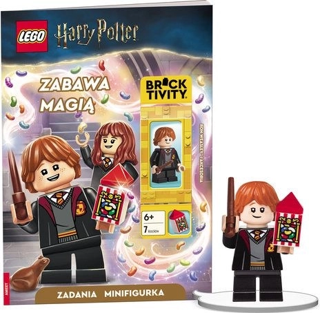 LEGO Harry Potter: zabawa z magią – interaktywna książka z minifigurką Rona Weasleya