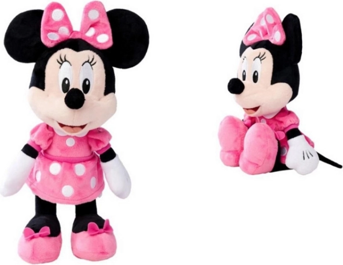 Disney pluszowa Minnie w różowej sukience 45 cm