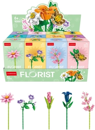Lelebrother Florist klasyczne kwiaty łąkowe i ogrodowe (12 rodzajów) - 1 sztuka