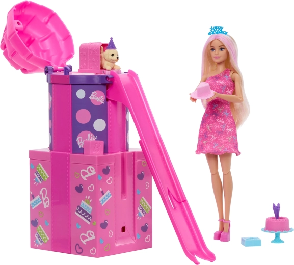 Zjeżdżalnia dla pieska i zabawne odgrywanie ról