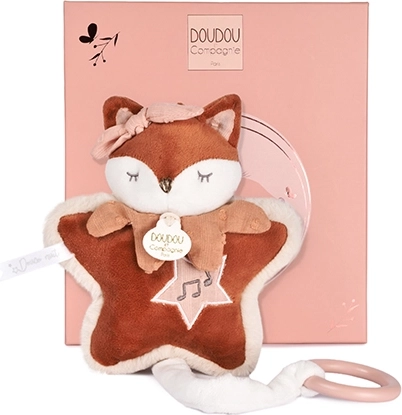 Doudou zestaw prezentowy – pluszowy lisek Mina z pozytywką 16 cm