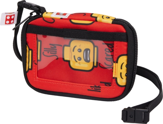 LEGO Minifigures czerwona portmonetka podróżna today i feel