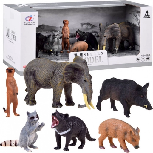 Zestaw figurek zwierząt safari – Figurki