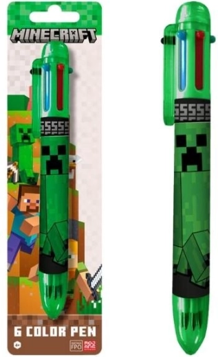 Sześciokolorowy długopis Minecraft