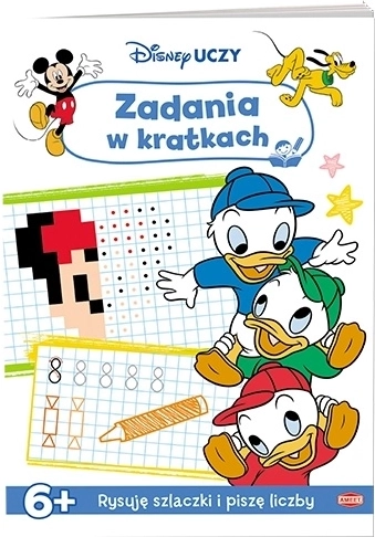 Disney uczy. Miki. Zadania w kratkach