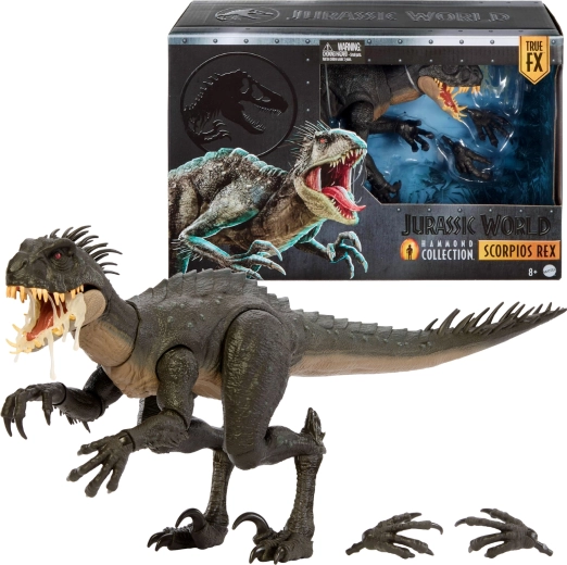 Mattel Jurassic World Hammond Collection Scorpios rex – kolekcjonerska figurka dinozaura 43 cm