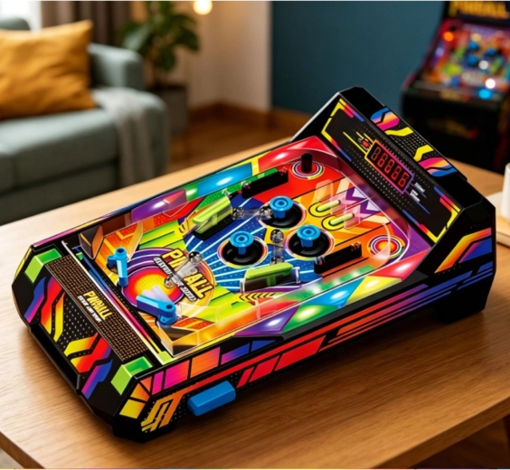 Efekty LED i dźwięki arcade jak w salonie gier