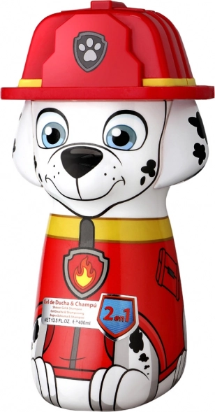 Psi Patrol Marshall żel pod prysznic i szampon 400 ml w butelce 3D