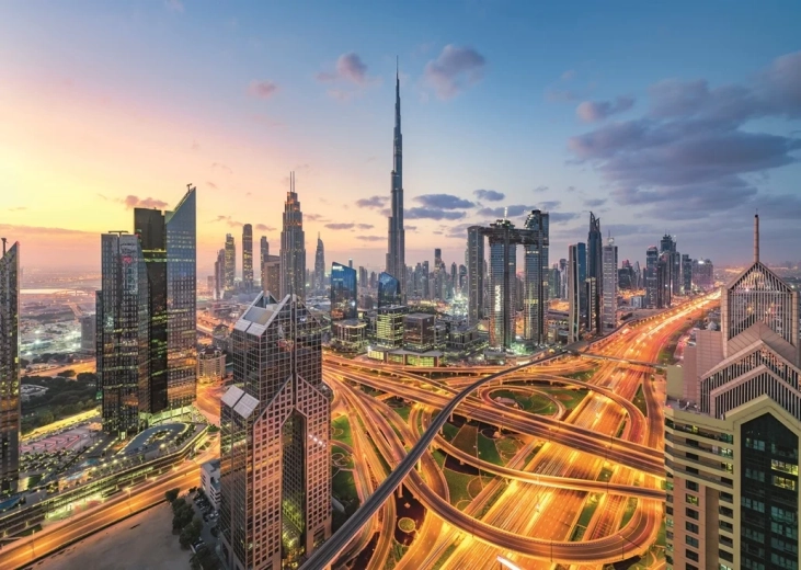 Ravensburger puzzle Dubaj – widok na miasto marzeń, 1000 elementów