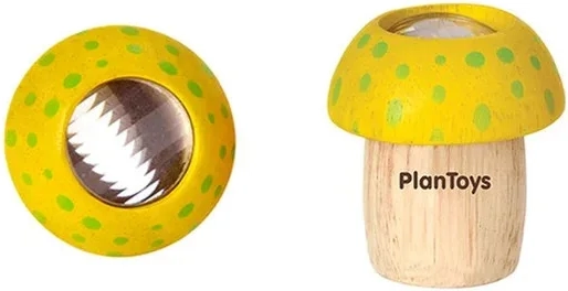 PlanToys kalejdoskop w kształcie żółtej gąbki