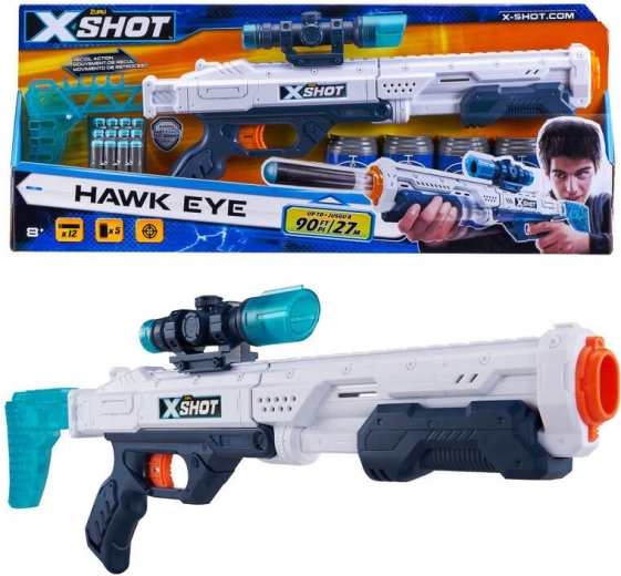 ZURU X-SHOT EXCEL Hawk Eye z celownikiem i 16 nabojami