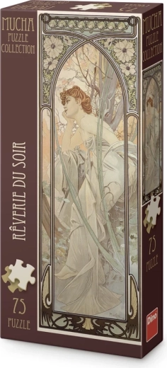 Panoramiczne puzzle Dino Alfons Mucha – Marzenie wieczoru (75 elementów)