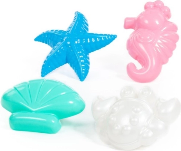 Intensywne kolory ułatwiające znalezienie w piasku