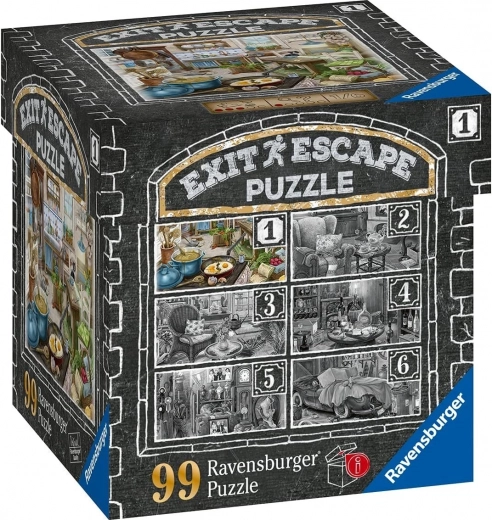 Gra ucieczkowa puzzle Nawiedzona rezydencja - W kuchni
