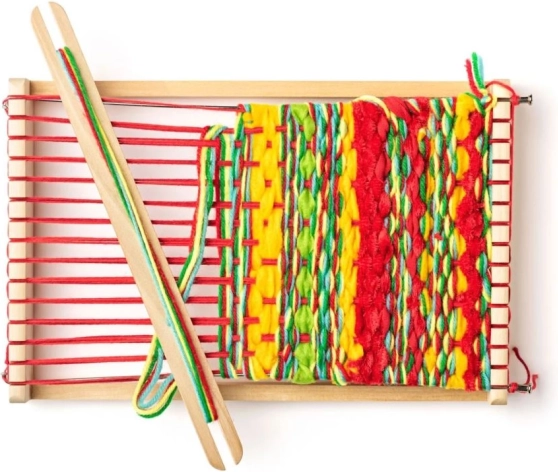 Drewniane krosno WoodyLand dla dzieci