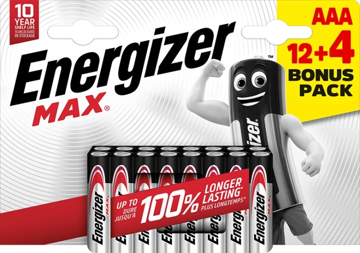 Energizer Max AAA baterie alkaliczne 16 szt.
