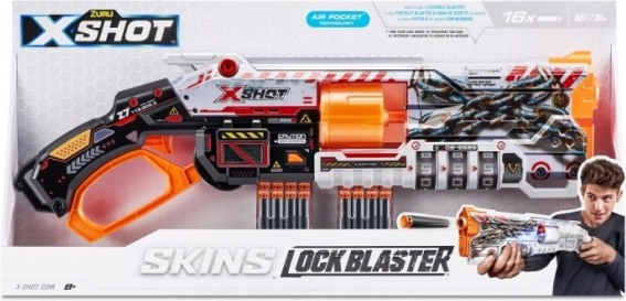 Wyrzutnia X-Shot Skins Lock Blaster 16 strzałek